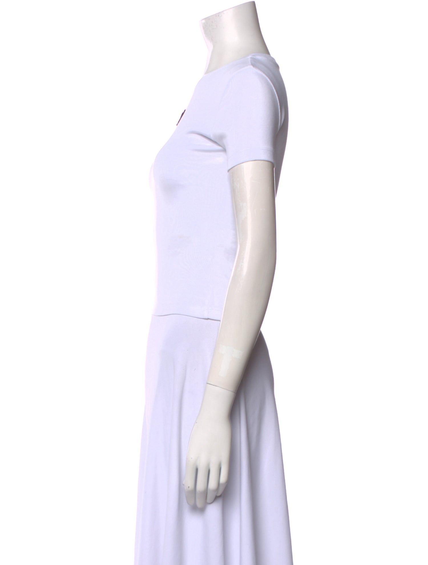 Marine Serre Moon Logo Crew Neck T-Shirt