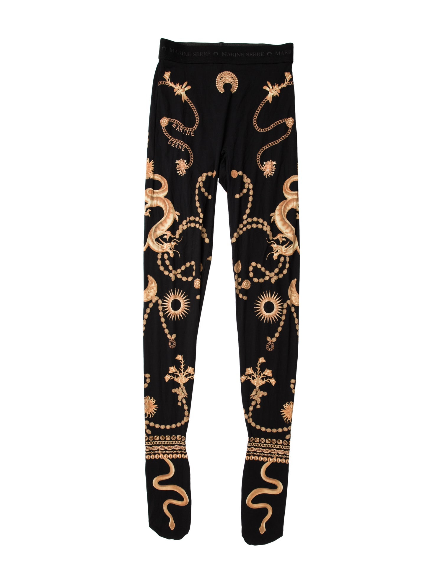 Marine Serre Printed Skinny Leg Pants