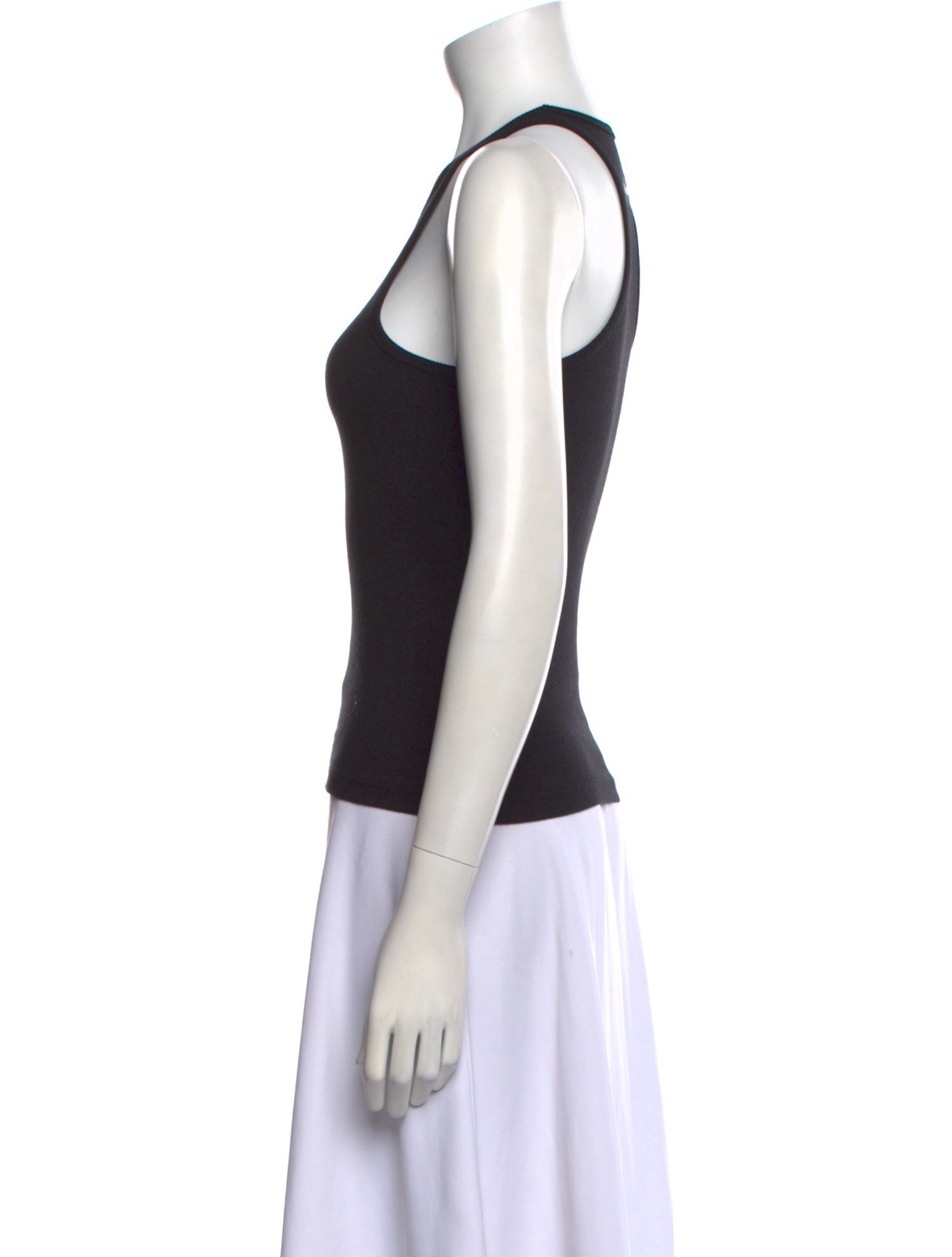 Marine Serre Crew Neck Sleeveless Top