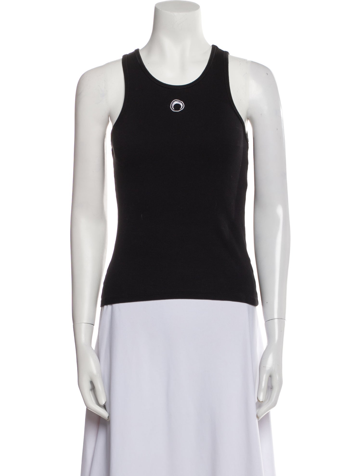 Marine Serre Borderline Scoop Neck Top