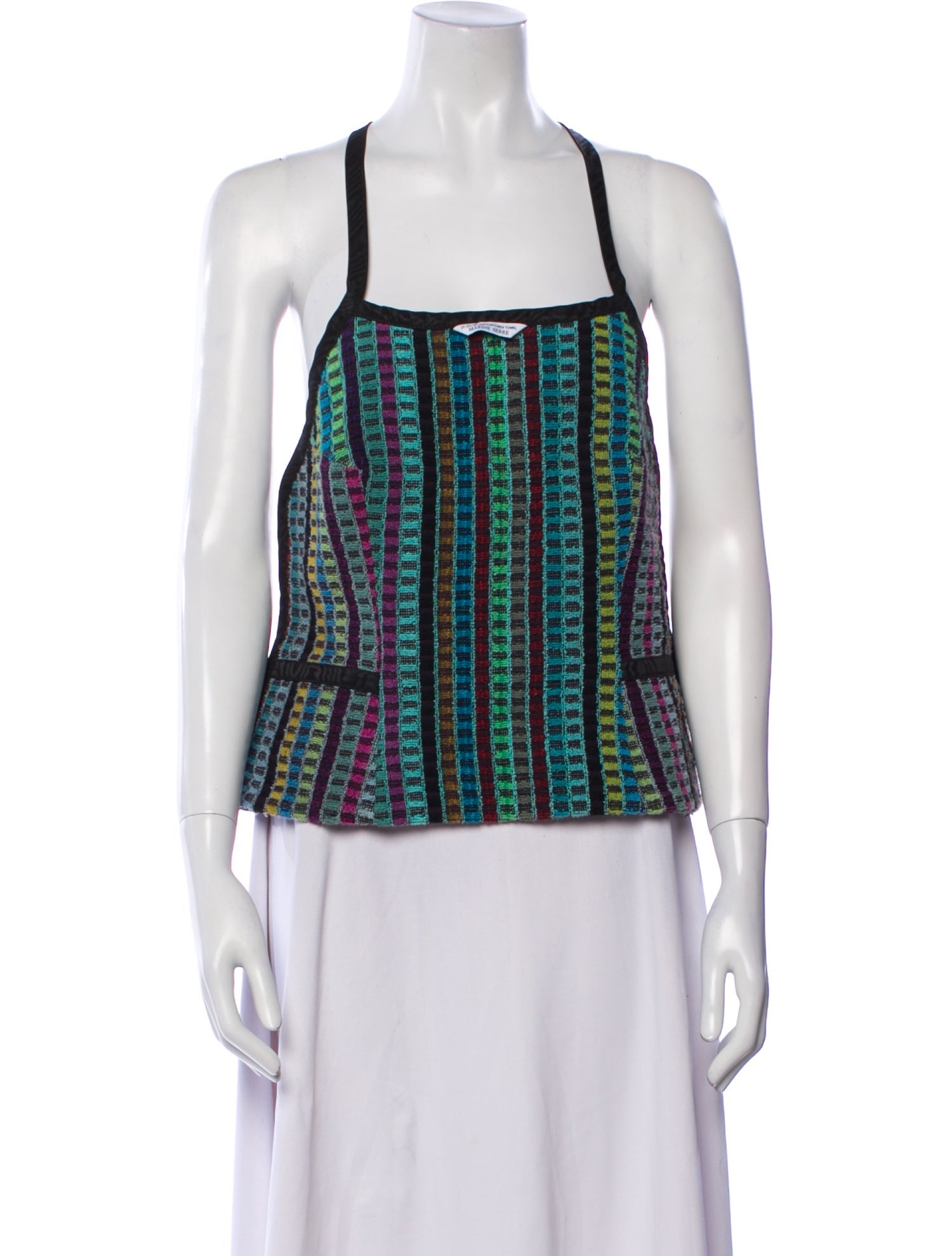 Marine Serre Terry Cloth Printed Top