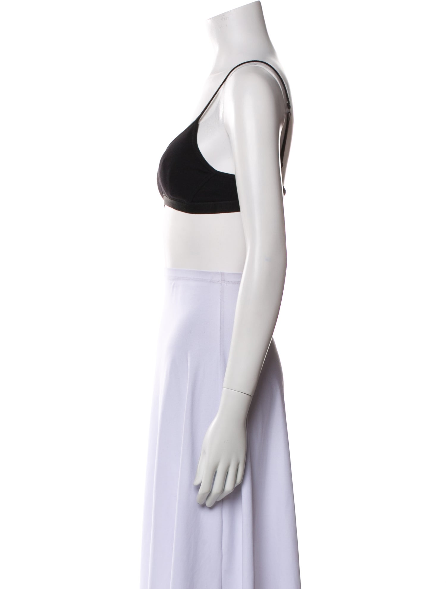 Marine Serre V-Neck Sleeveless Crop Top