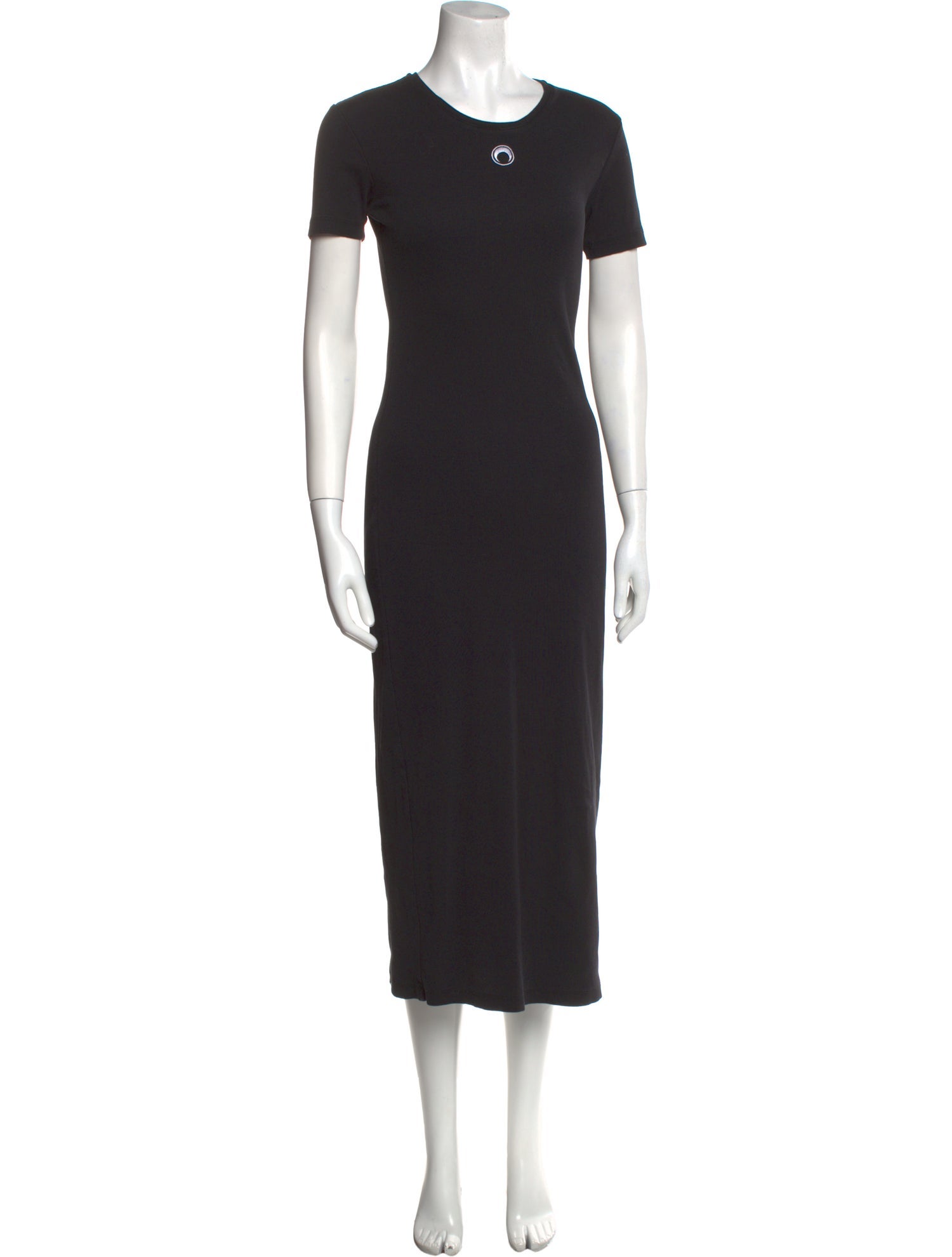 Marine Serre Crew Neck Midi Length Dress