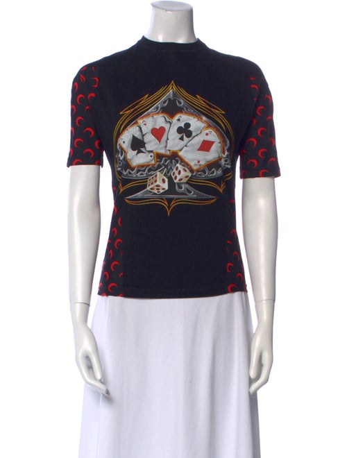 Marine Serre 2019 Green Line T-Shirt