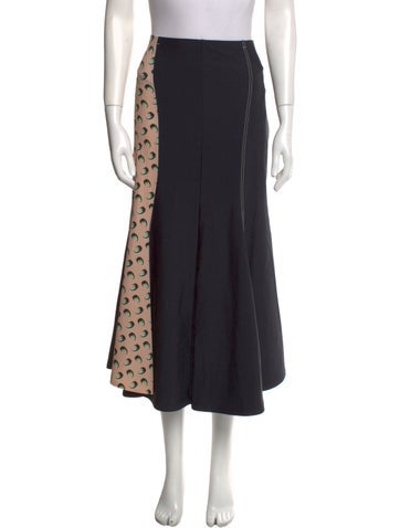 Marine Serre Skirts Printed Midi Length Skirt S
