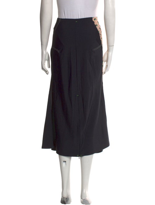 Marine Serre Printed Midi Length Skirt