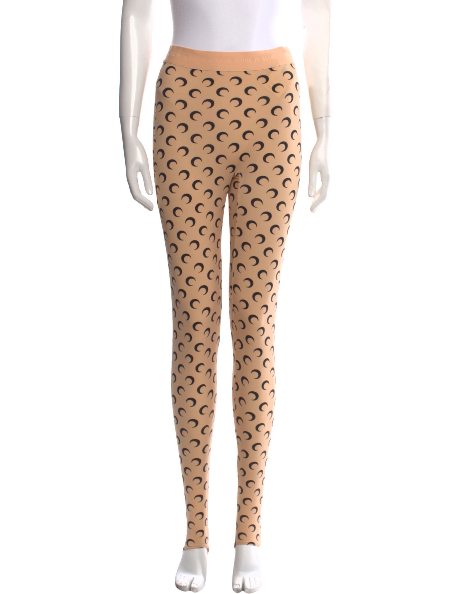 Marine Serre Printed Skinny Leg Pants