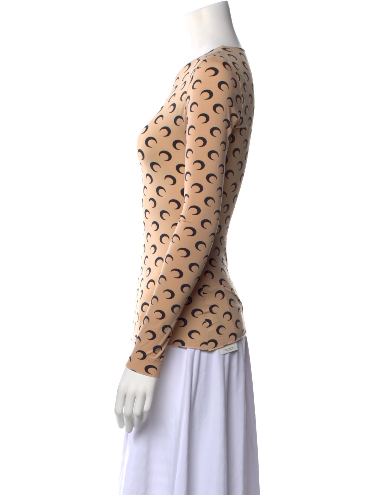 Marine Serre Borderline Second Skin Printed Sweatshirt