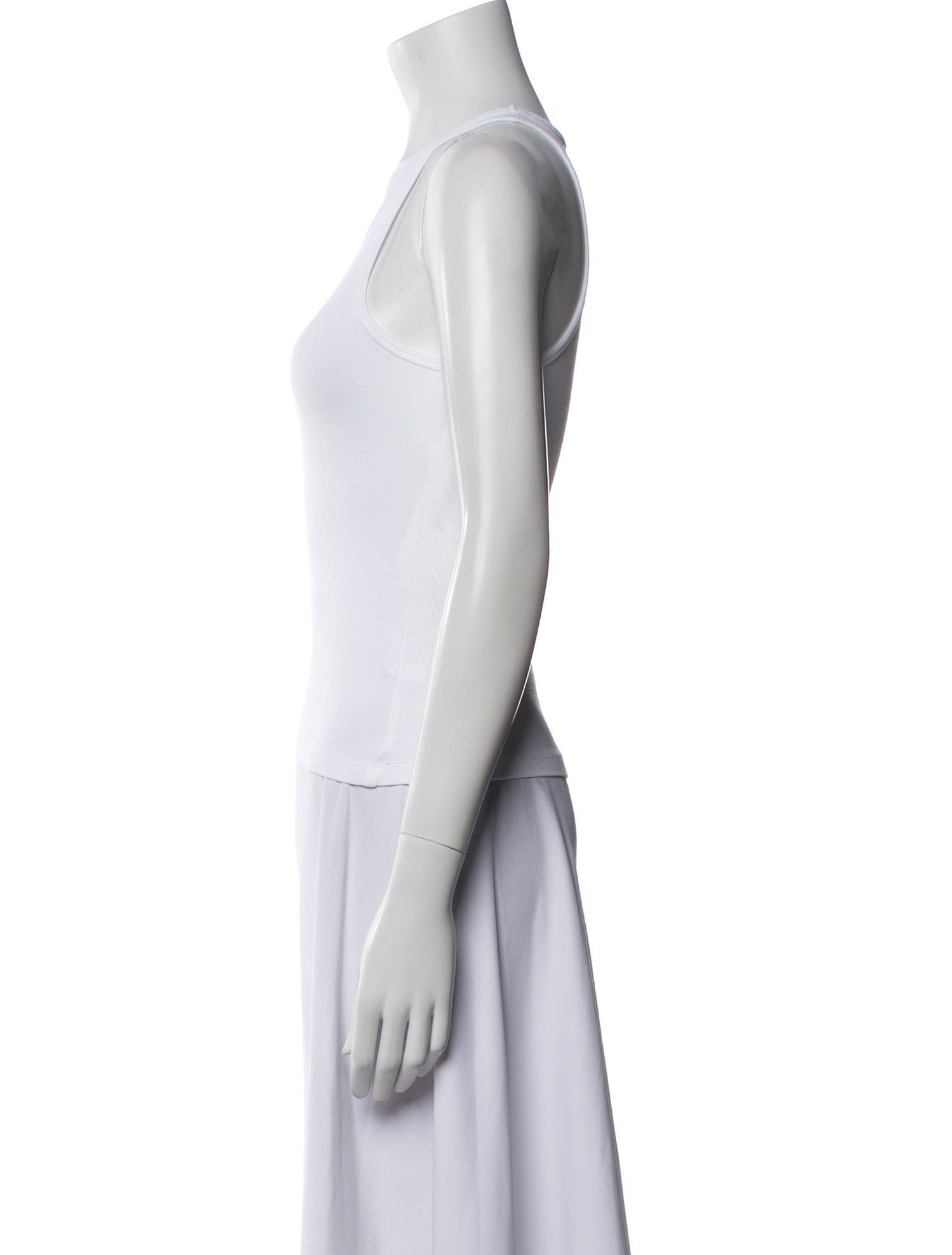 Marine Serre Scoop Neck Sleeveless Top