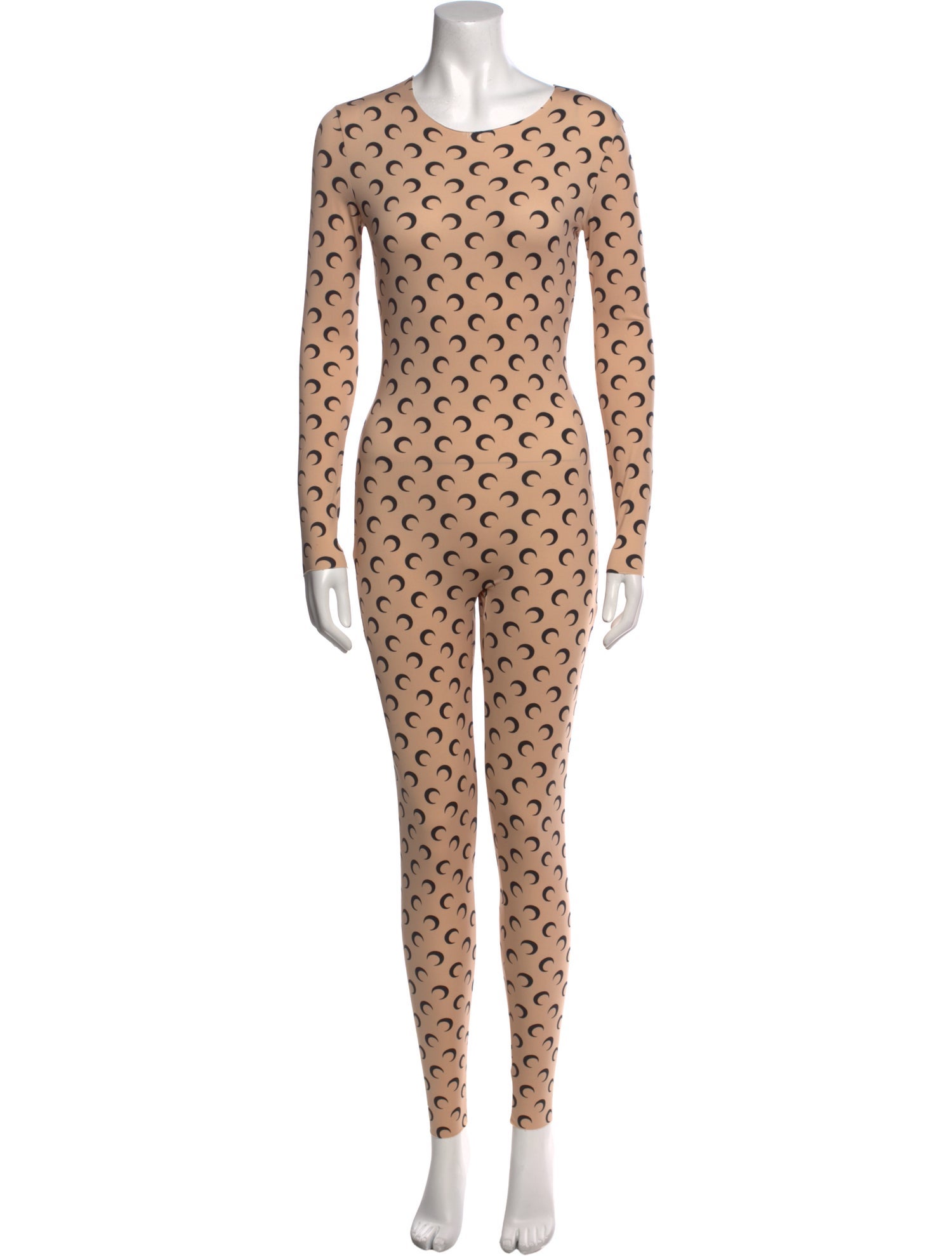 Marine Serre Borderline Second Skin Printed Jumpsuit