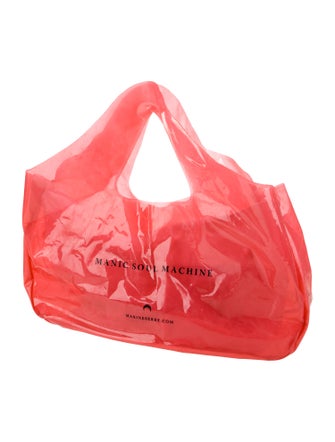 Marine Serre Rubber Top Handle Bag