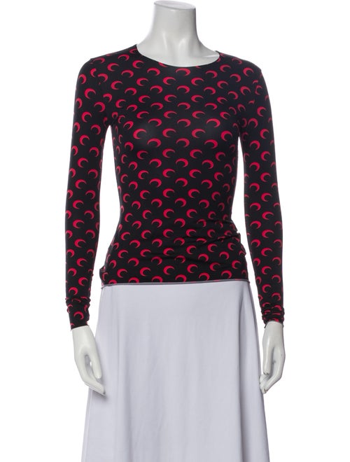 Marine Serre Borderline Printed Top