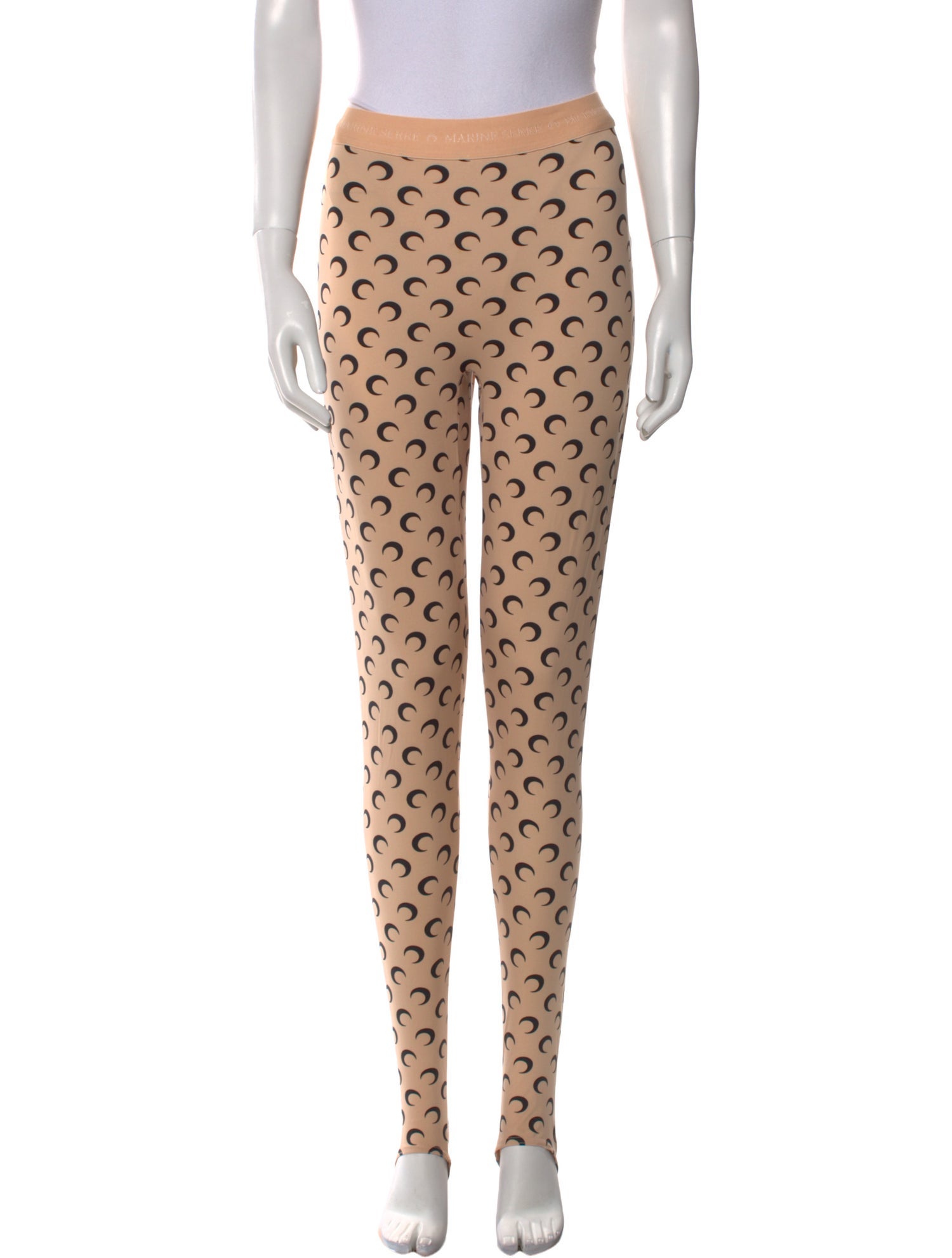 Marine Serre Printed Skinny Leg Pants