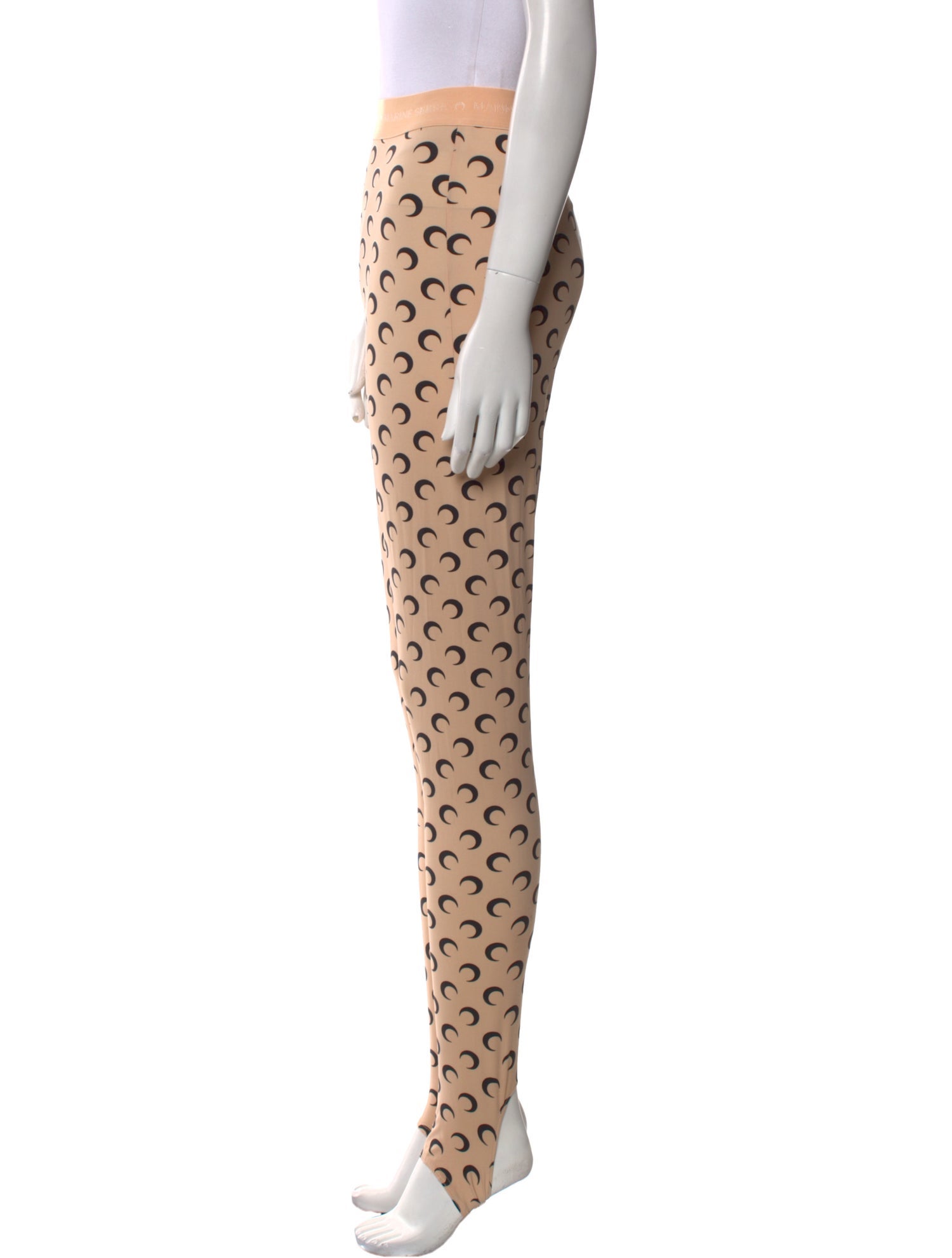 Marine Serre Printed Skinny Leg Pants