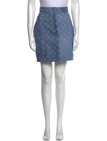 Marine Serre Skirts Printed Mini Skirt M