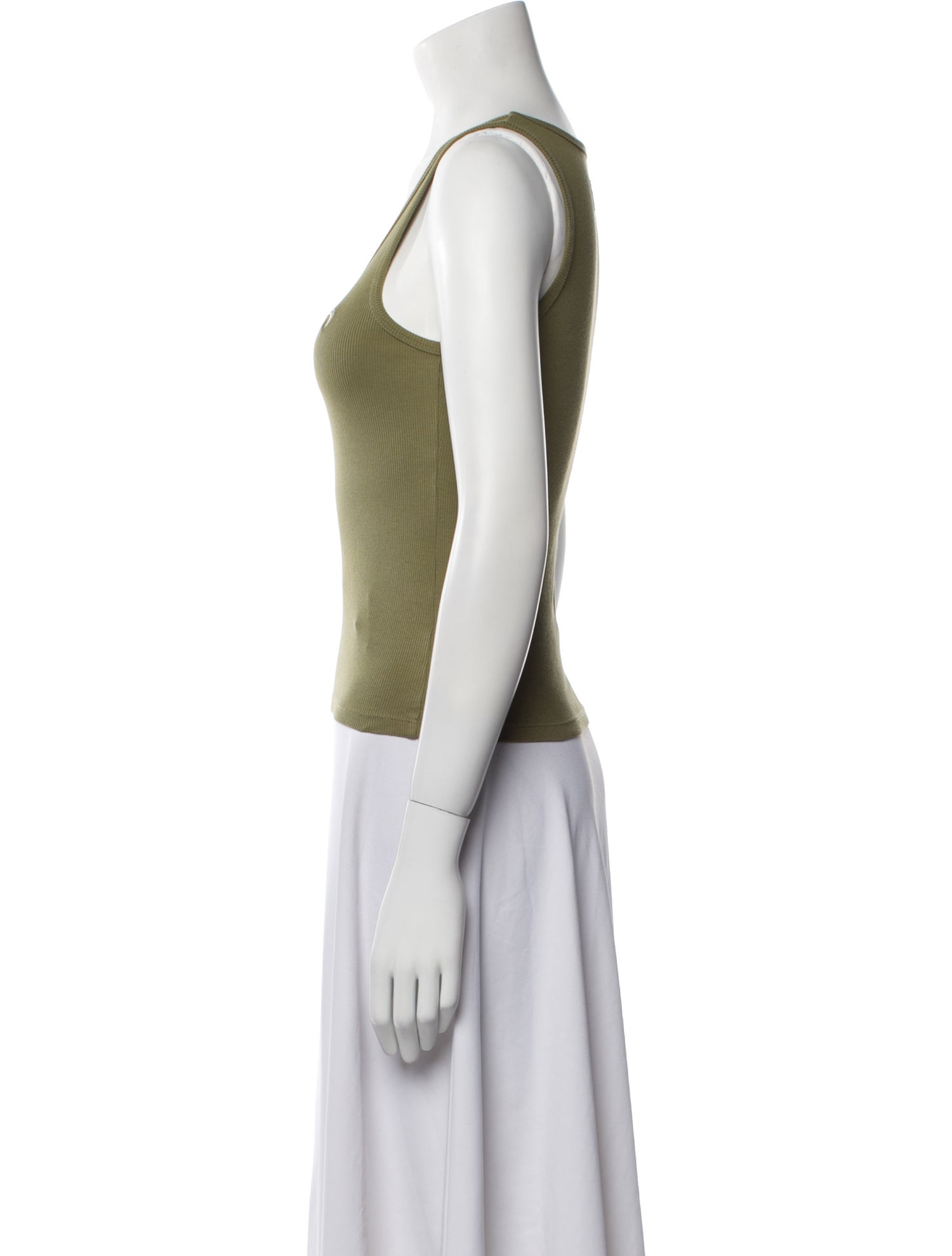 Marine Serre Scoop Neck Sleeveless Top