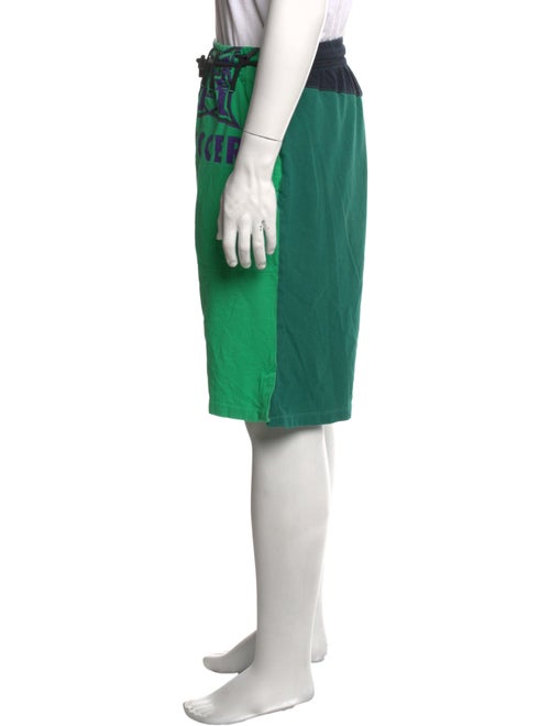 Marine Serre Graphic Print Jogger Shorts