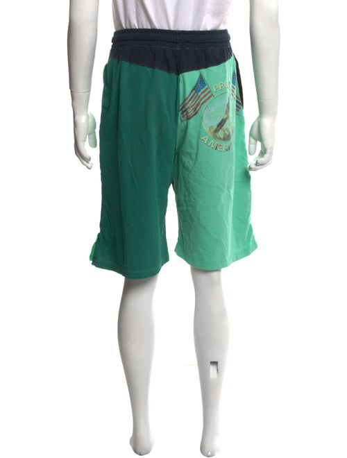 Marine Serre Graphic Print Jogger Shorts