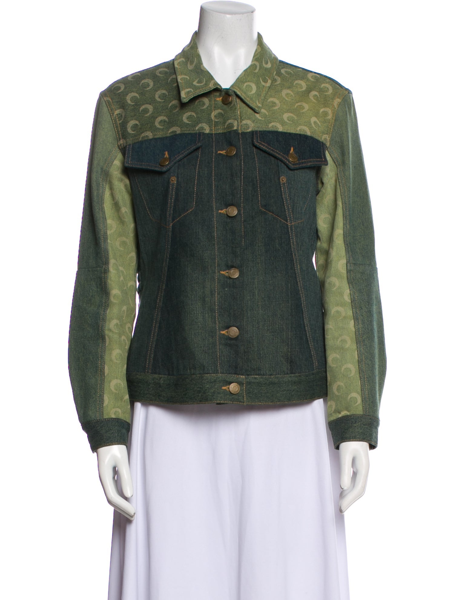 Marine Serre Denim Jacket