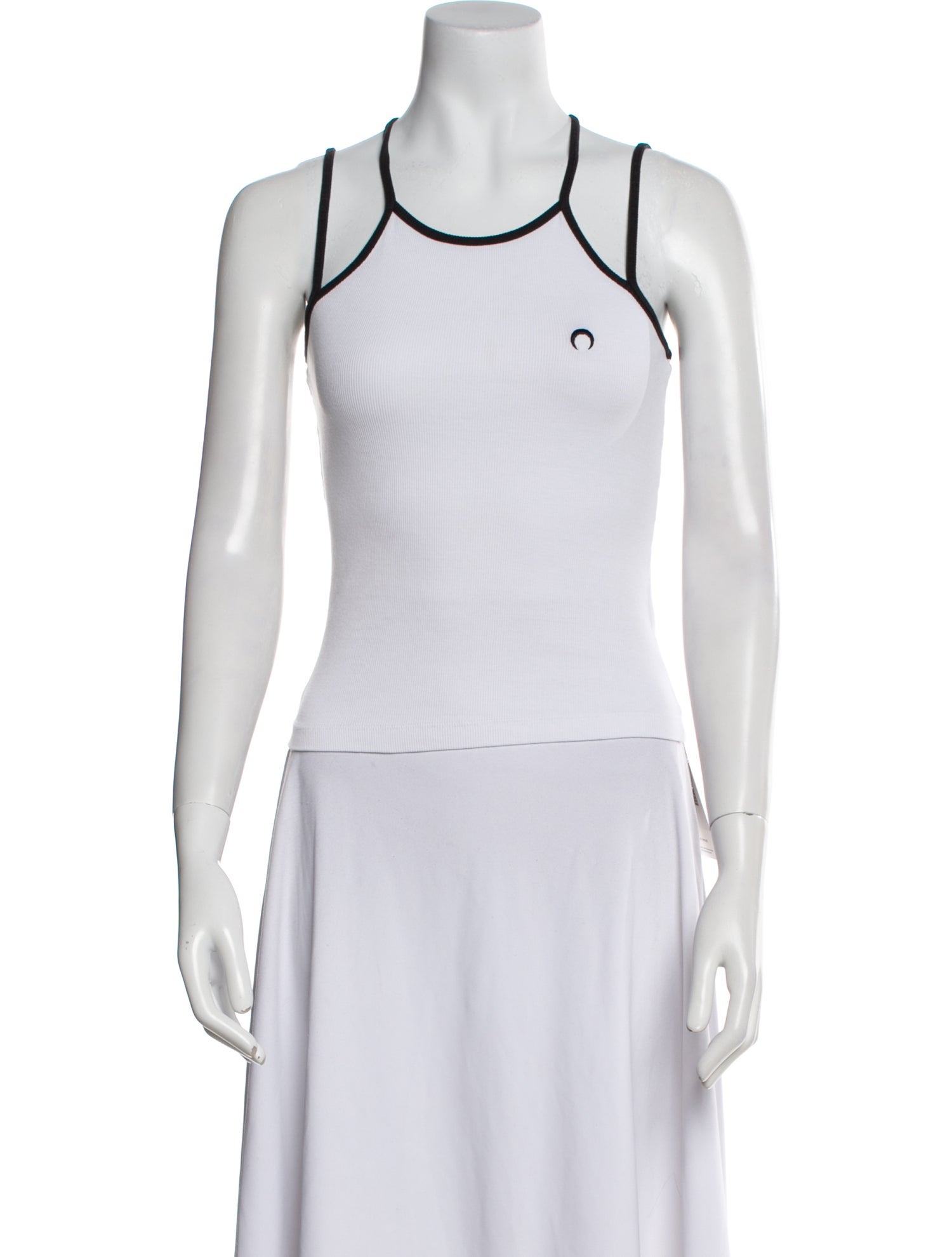 Marine Serre Halterneck Sleeveless Top