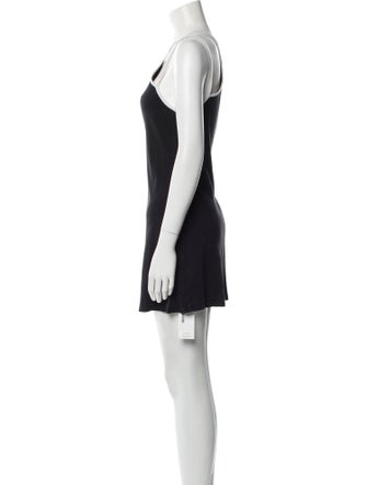 Marine Serre Scoop Neck Mini Dress