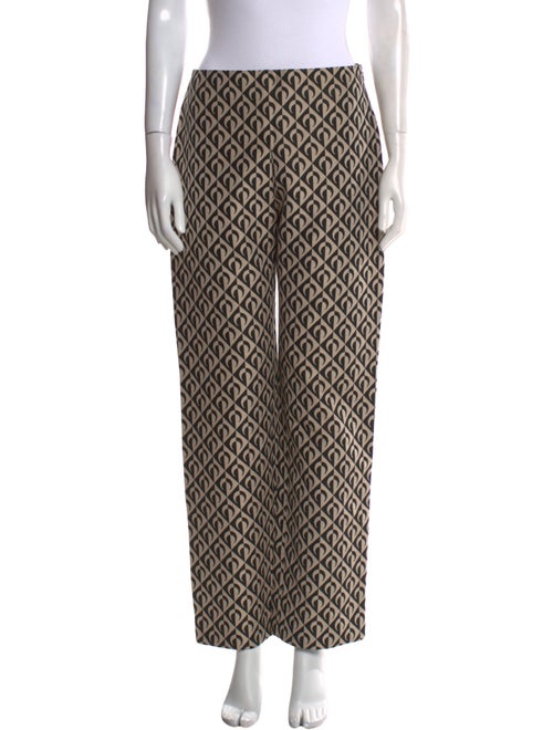 Marine Serre Printed Straight Leg Pants