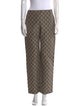 Marine Serre Printed Straight Leg Pants