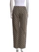 Marine Serre Printed Straight Leg Pants