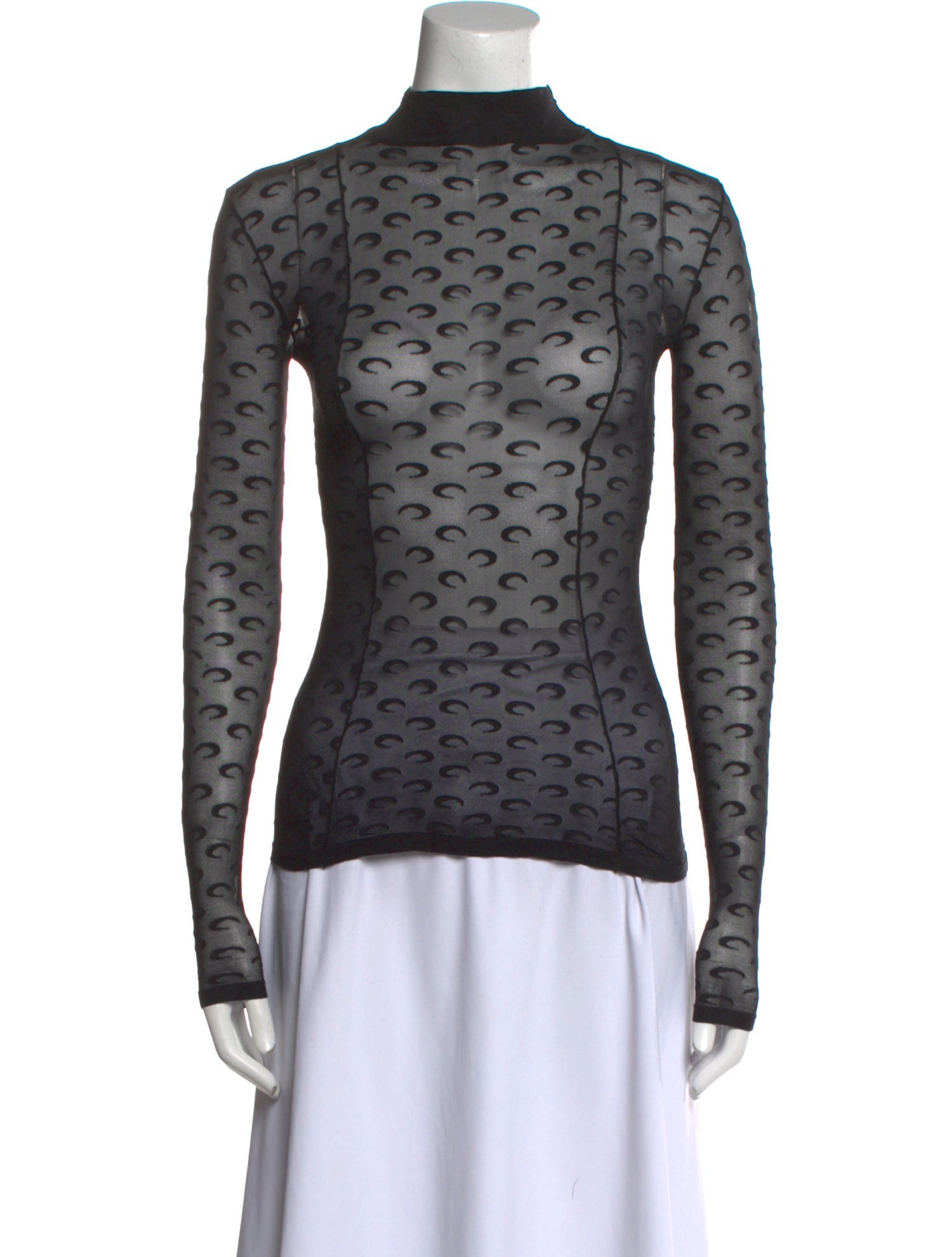 Marine Serre 2021 Sheer Top