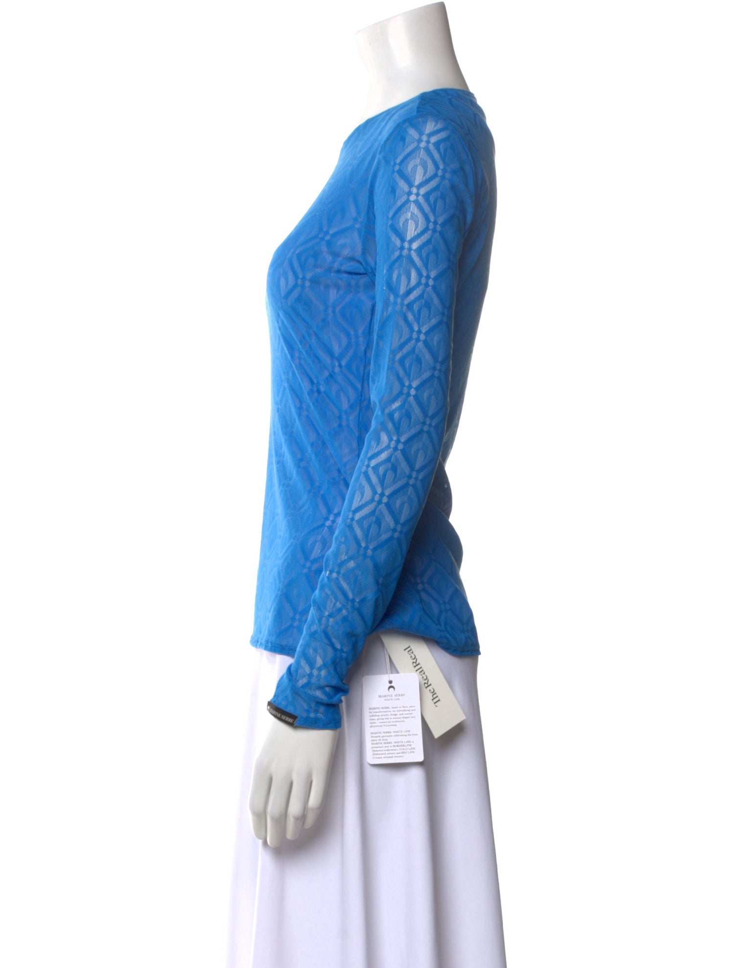 Marine Serre Ssense Exclusive Moonogram Mesh Top w/ Tags