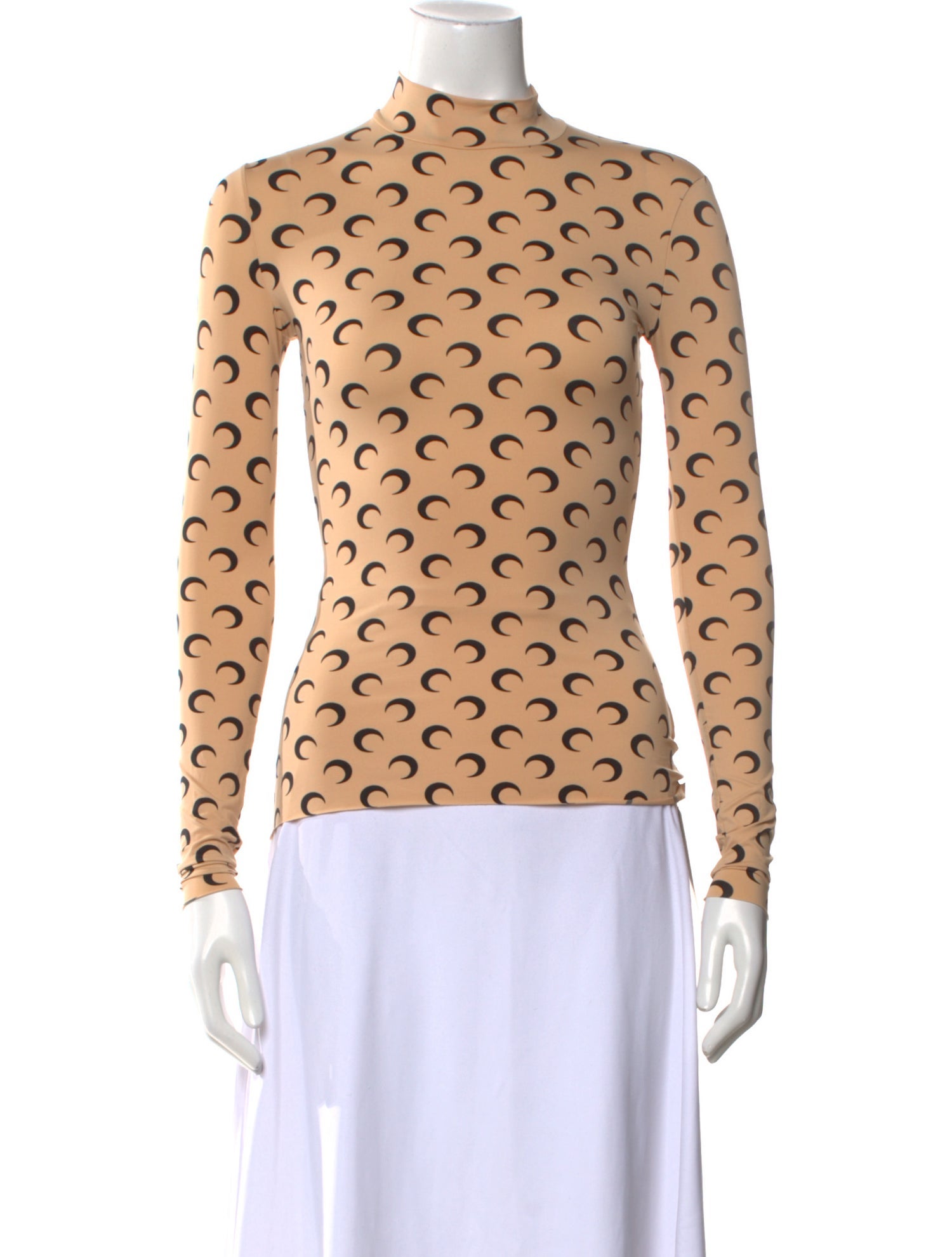 Marine Serre Second Skin Printed Top