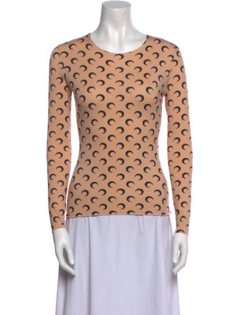 Marine Serre Borderline Printed Sweatshirt