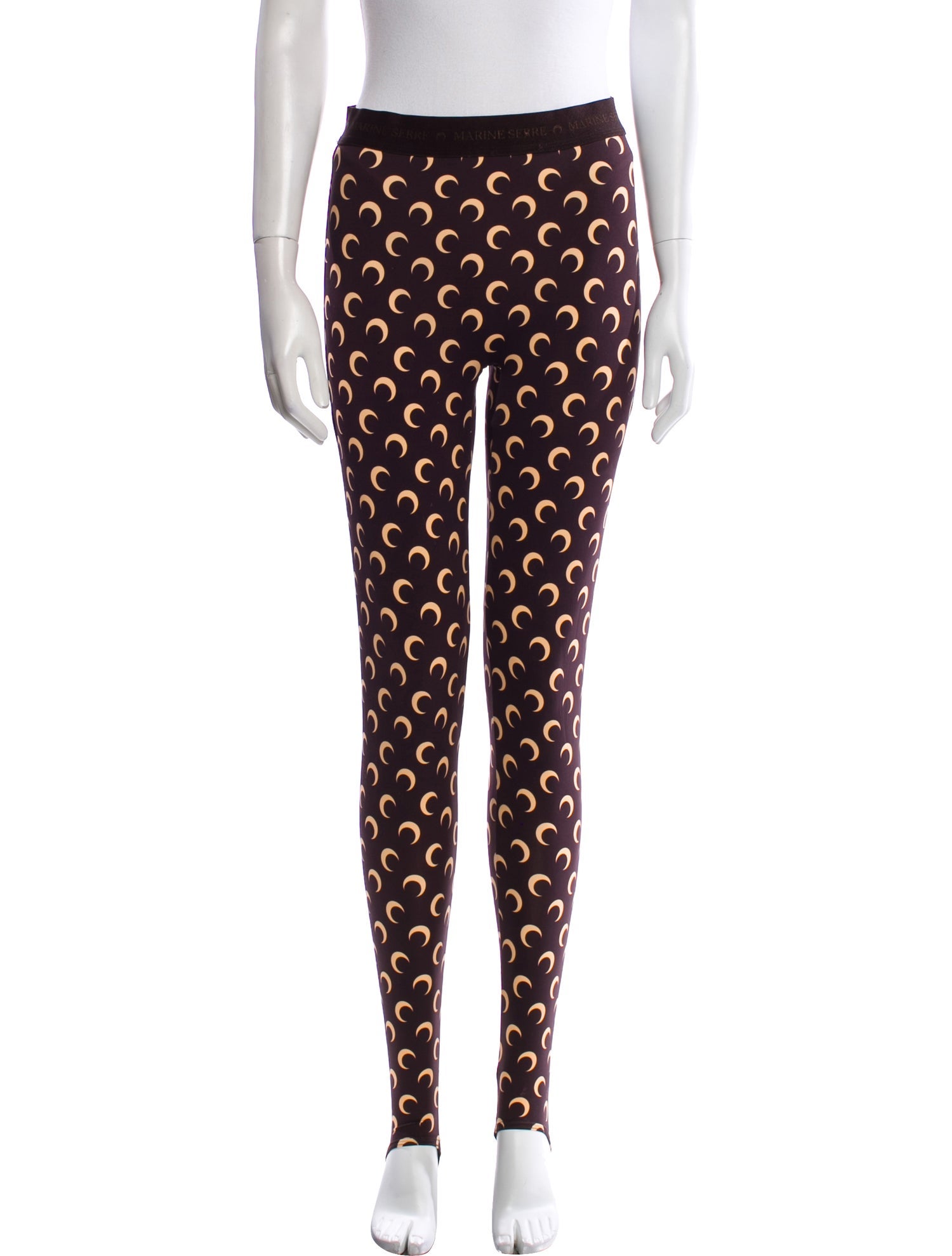 Marine Serre Printed Skinny Leg Pants