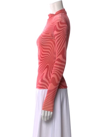 Marine Serre 2019 Borderline Psychedelic Zebra Top