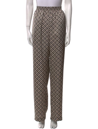 Marine Serre Printed Wide Leg Pants