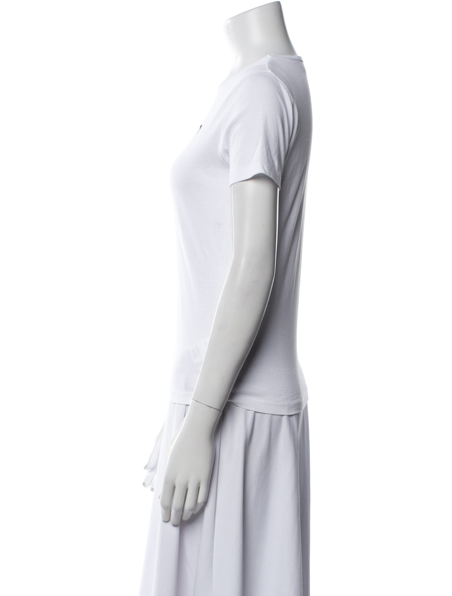 Marine Serre Crew Neck Short Sleeve T-Shirt