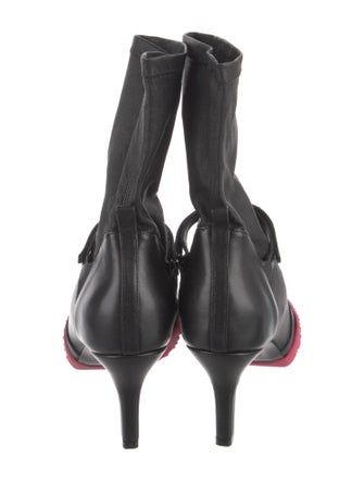 Marine Serre Leather Sock Boots