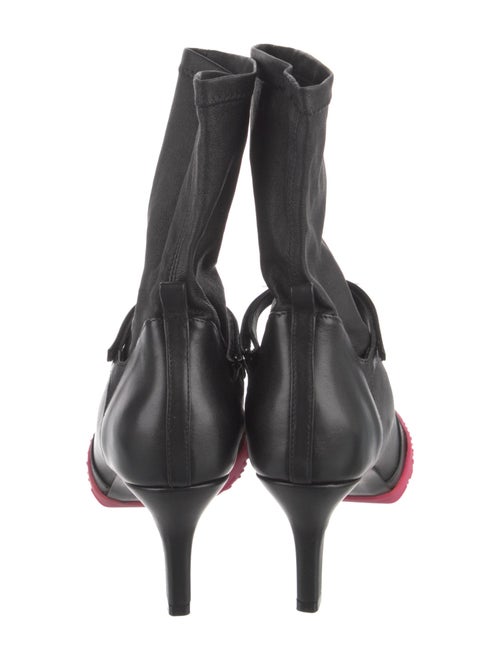 Marine Serre Leather Sock Boots