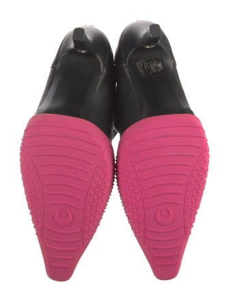 Marine Serre Leather Sock Boots