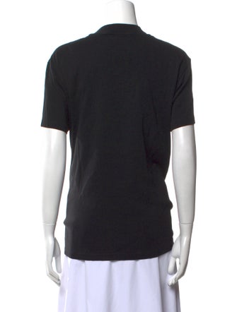 Marine Serre Graphic Print Crew Neck T-Shirt