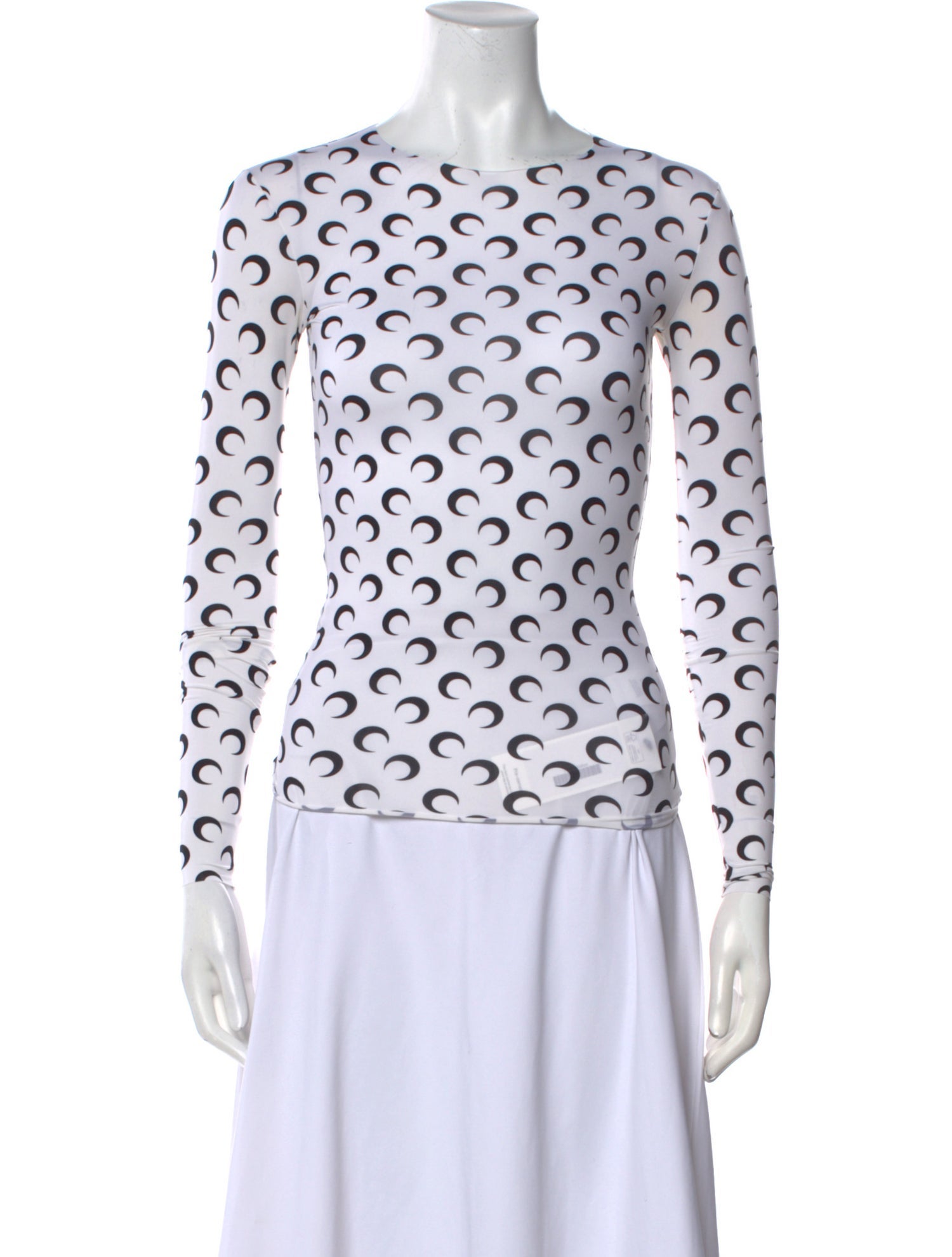 Marine Serre Second Skin Printed Top