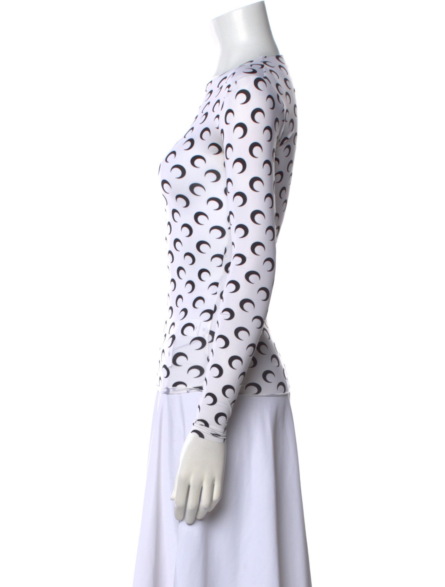 Marine Serre Second Skin Printed Top