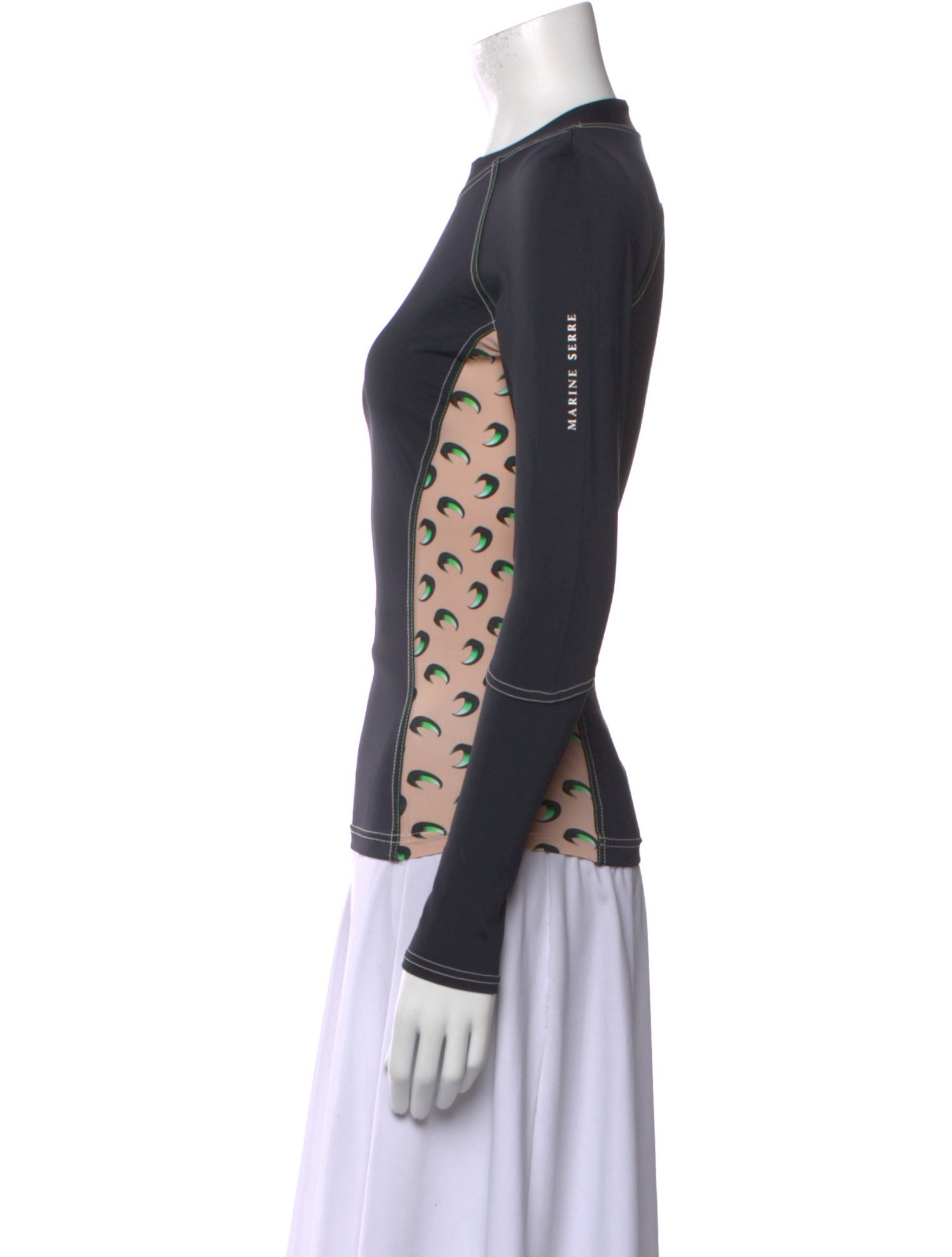 Marine Serre 2020 Nylon Sweatshirt