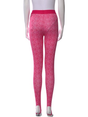 Marine Serre Printed Skinny Leg Pants