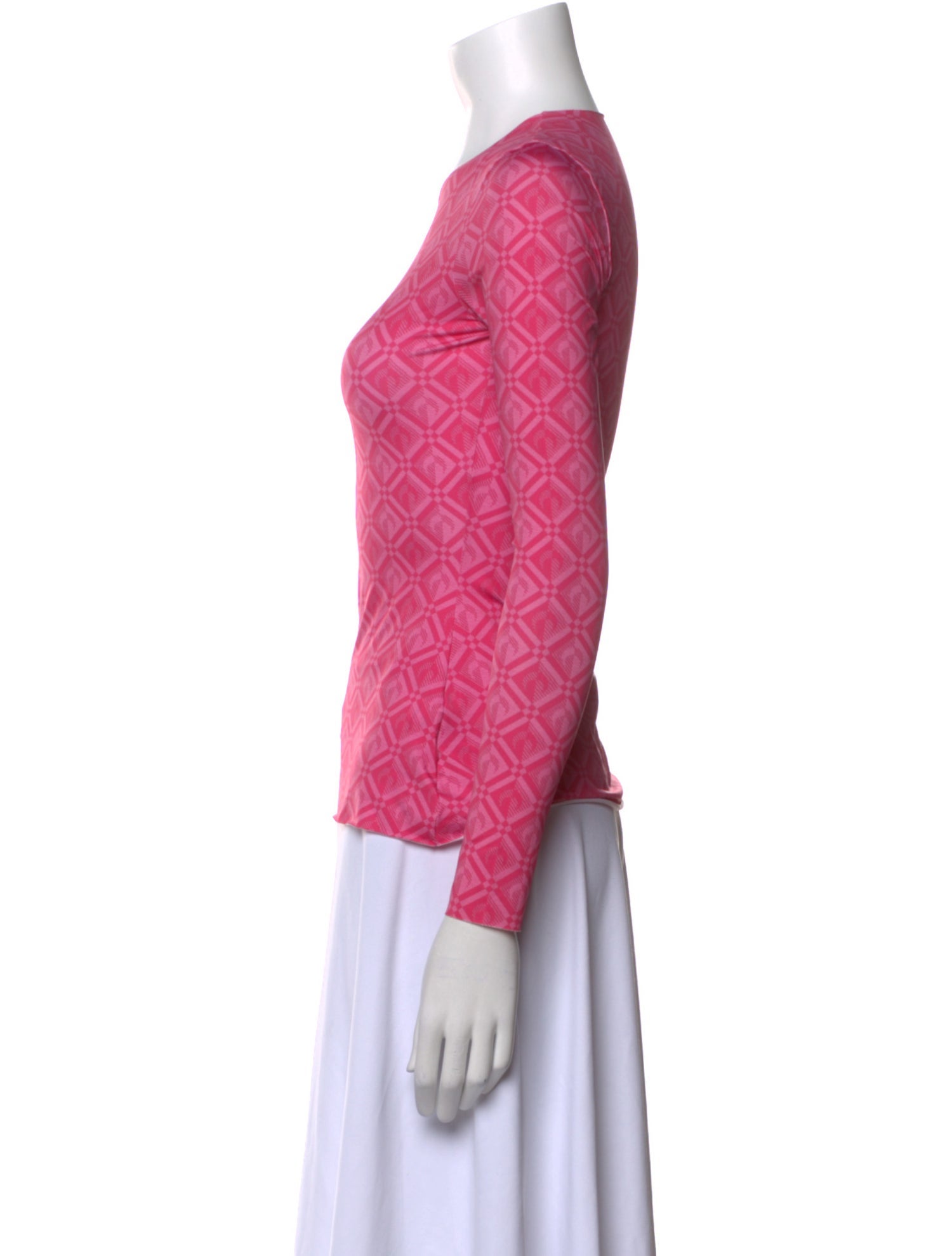 Marine Serre White Line Printed Top w/ Tags