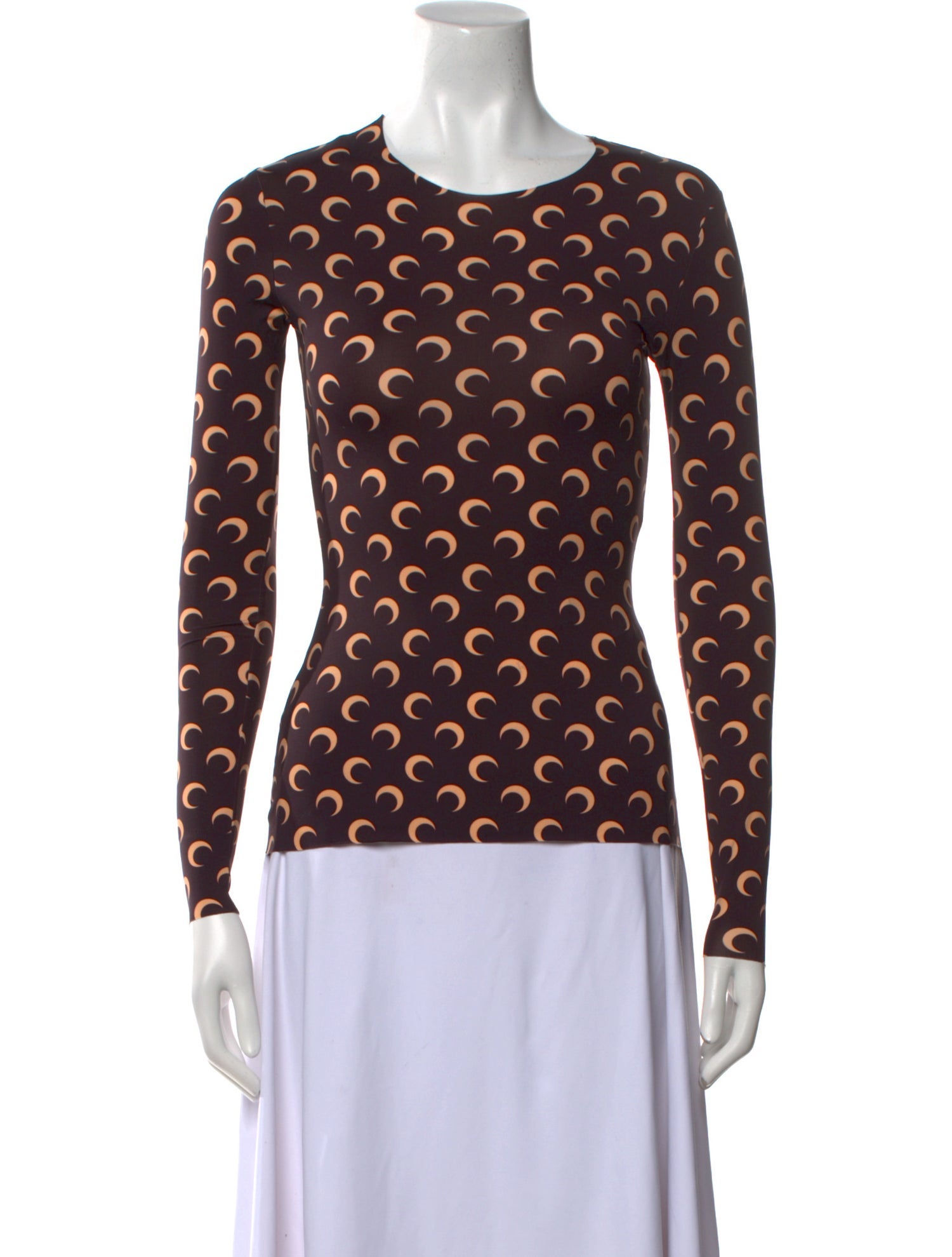 Marine Serre Second Skin Printed Sweatshirt