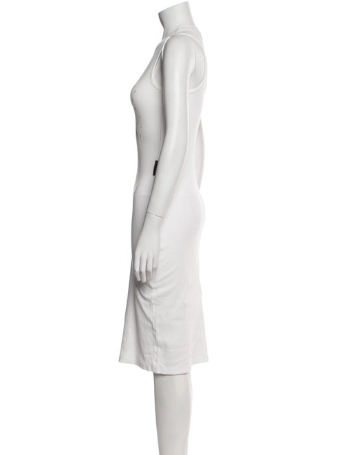 Marine Serre Crew Neck Midi Length Dress