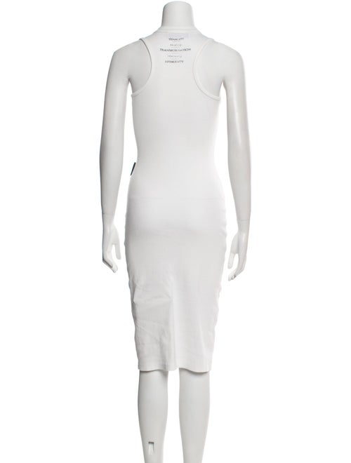 Marine Serre Crew Neck Midi Length Dress