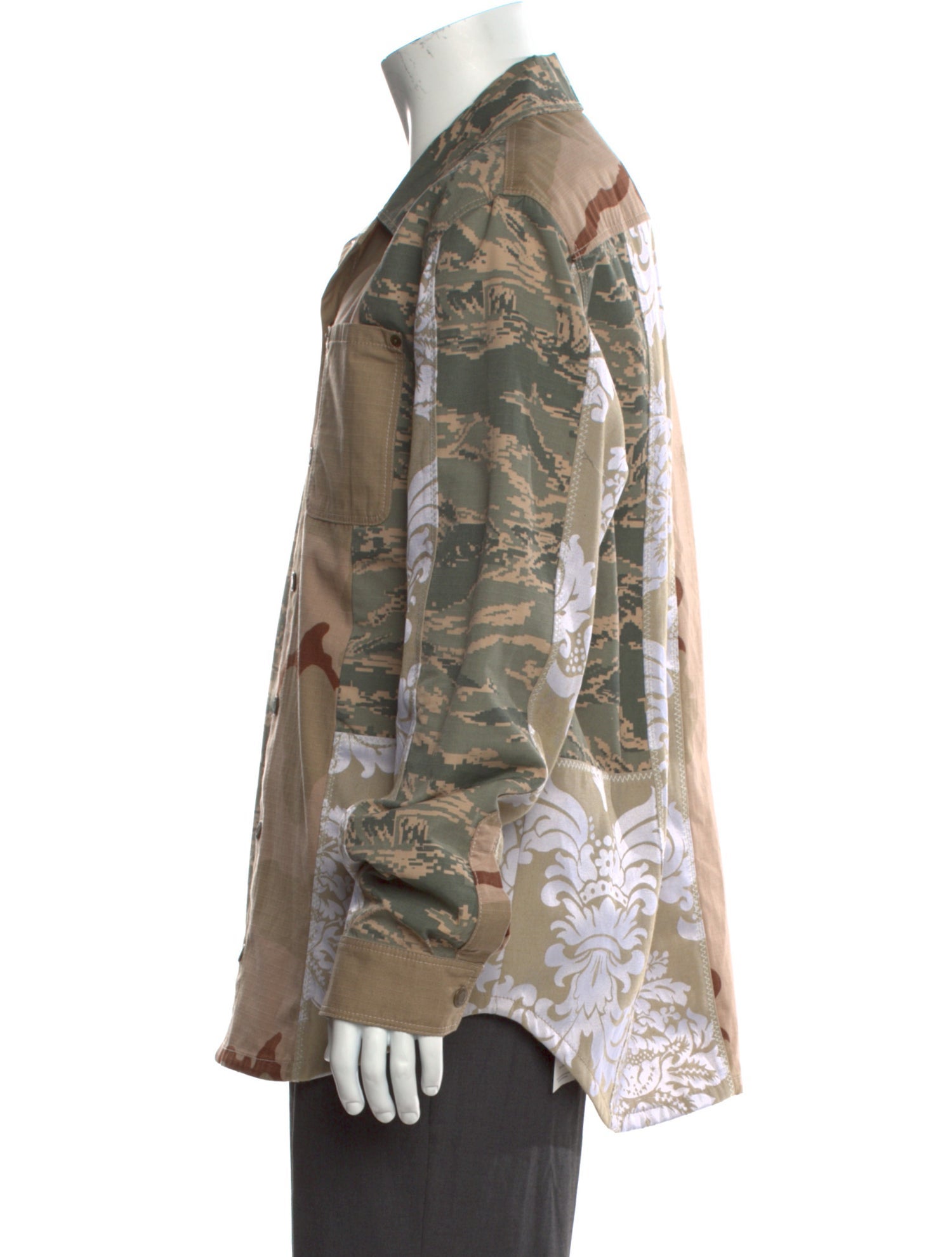 Marine Serre Printed Long Sleeve Shirt