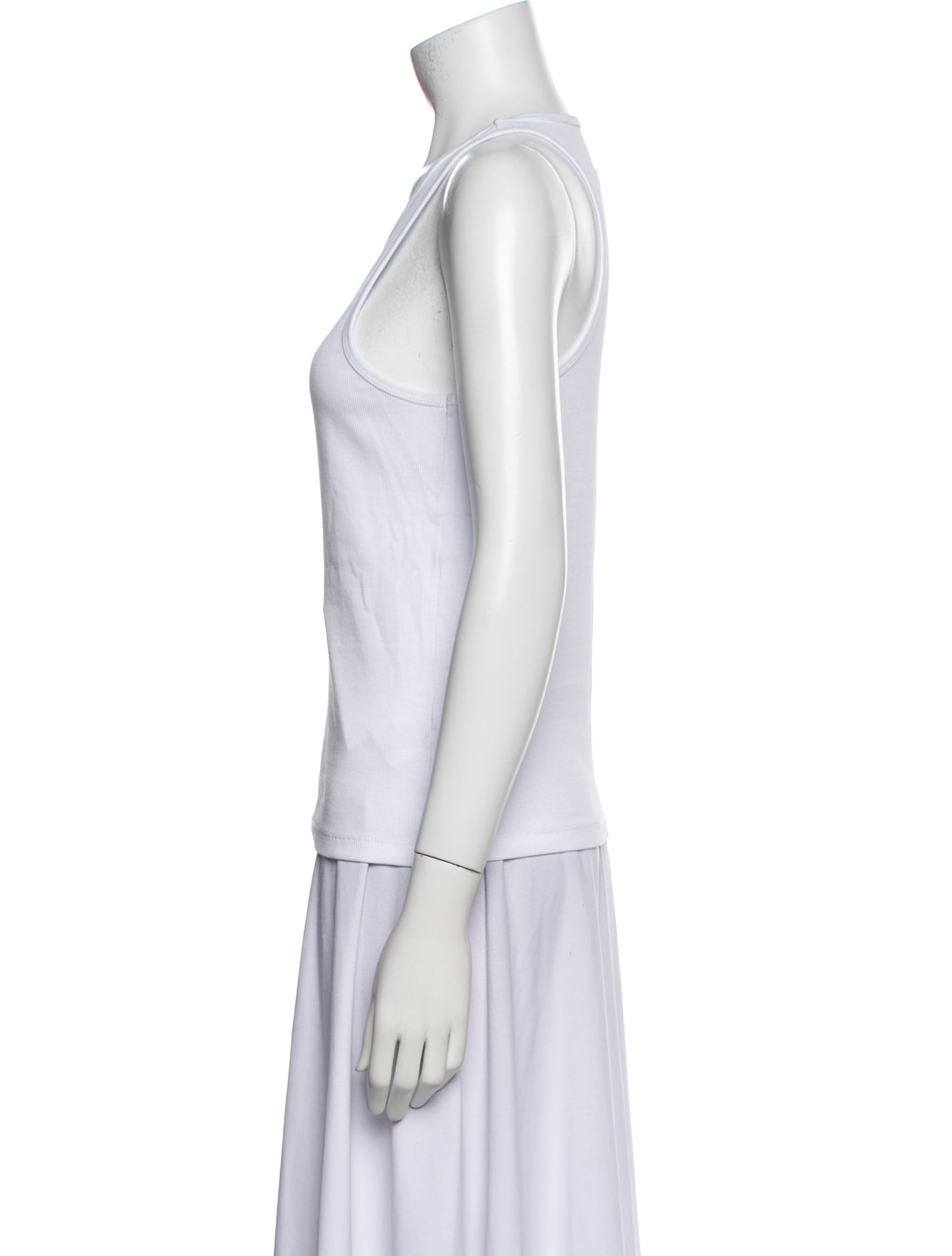 Marine Serre Scoop Neck Sleeveless Top